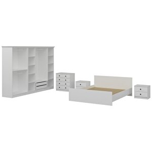 Kale210 Yatak Odası Set 61 Beyaz Mebran