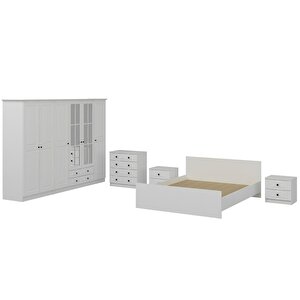 Kale210 Yatak Odası Set 61 Beyaz Mebran