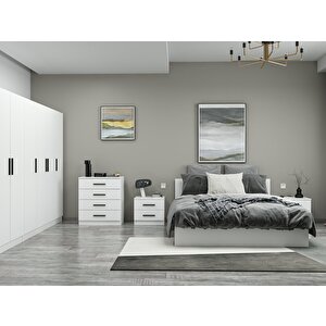 Kale210 Yatak Odası Set 116 Beyaz 210 cm