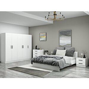 Kale210 Yatak Odası Set 102 Beyaz 210 cm