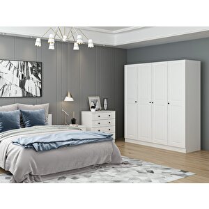 Kale210 Yatak Odası Set 71 Beyaz Mebran 210 cm