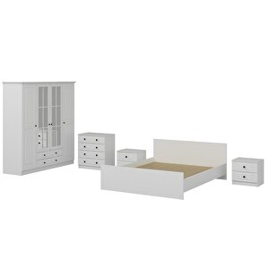Kale210 Yatak Odası Set 59 Beyaz Mebran