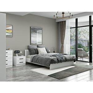 Kale210 Yatak Odası Set 115 Beyaz 210 cm