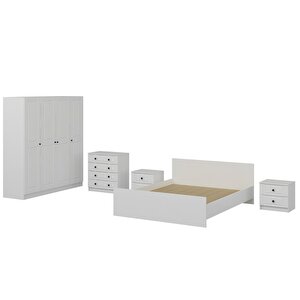 Kale210 Yatak Odası Set 62 Beyaz Mebran