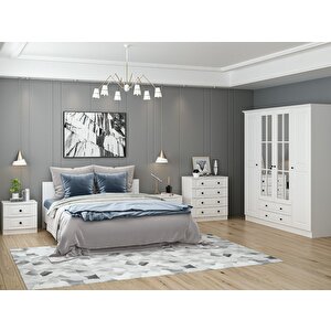 Kale190 Yatak Odası Set 68 Beyaz Mebran 190 cm