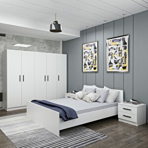 Kale Yatak Odası Set 2-beyaz 190 cm