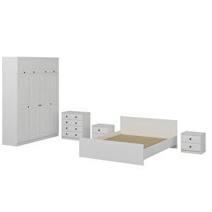 Kale210 Yatak Odası Set 65 Beyaz Mebran