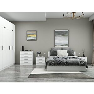 Kale210 Yatak Odası Set 121 Beyaz 210 cm