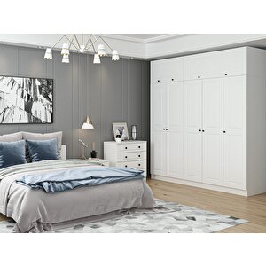 Kale210 Yatak Odası Set 66 Beyaz Mebran 210 cm