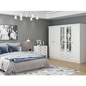 Kale190 Yatak Odası Set 60 Beyaz Mebran