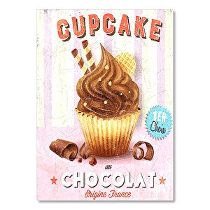 Çikolatalı Cupcake Afişi Görseli 50x70 cm