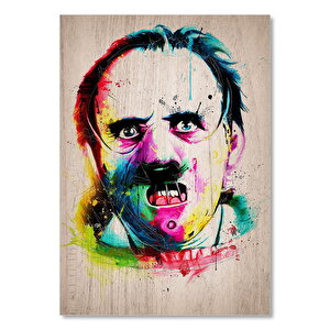 Retro Hannibal Şekilli Görsel 25x35 cm