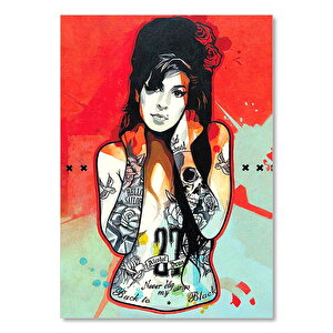 Amy Winehouse Baskılı Görsel 50x70 cm