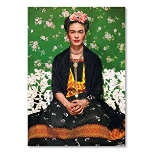 Eskitilmiş Frida Kahlo Baskılı Görsel 50x70 cm