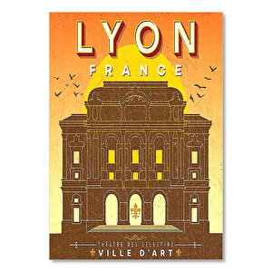 Lyon De Sanat Kalesi Görseli 35x50 cm