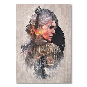Eski Witcher 3 Steelbook Art Görseli 25x35 cm