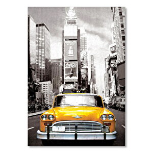 New York Taxi Görseli 35x50 cm