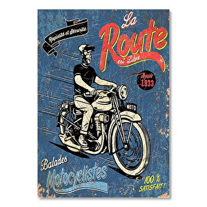 Motorsiklet Turları Afişi Görseli 50x70 cm