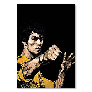 Eski Kung Fu Görseli 50x70 cm