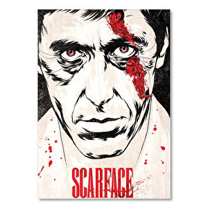 Yaralı Yüz Scarface Desenli Görsel