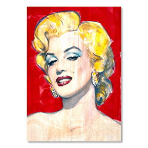 Retro Marilyn Monroe Desenli Görsel 50x70 cm