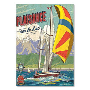 Plaisance Yelkenli Yat Görseli 50x70 cm