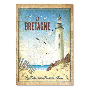 La Bretagne Deniz Feneri Afiş Görseli 35x50 cm