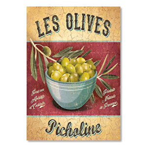 Picholine Zeytin Afişi Görseli 35x50 cm
