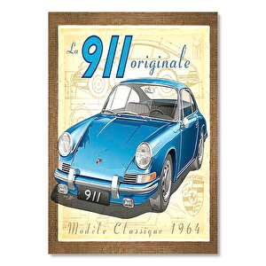 Porsche 911 Klasik Modeli Görseli 35x50 cm