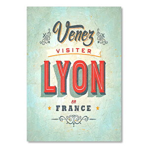 Lyon Ziyaret Rehberi Afişi Görseli 25x35 cm
