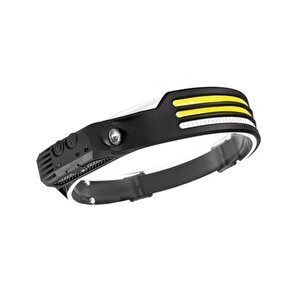 Cob Led Sensörlü 5 Modlu Usb Şarjlı Kafa Lambası Pd-1172