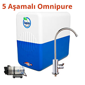 5 Aşamalı Omnipure 8 Litre Pompalı Su Arıtma Cihazı