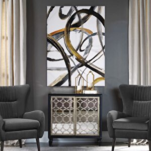 Sanatın Dansı - Yağlı Boya Dokulu Tablo Çerçevesiz 100x150 cm