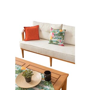 Flora Bahçe Mobilyası (salon, Balkon, Cafe, Ofis) Üçlü Koltuk