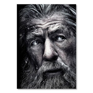 Hobbit Beş Ordunun Savaşı Gandalf  Ahşap Mdf Tablo 35x50 cm