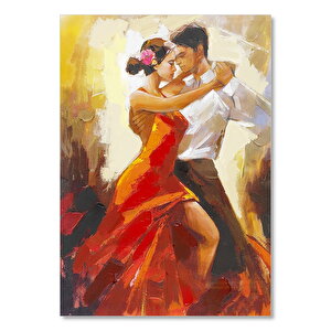 Tango Dans Eden Çift Görseli    Ahşap Mdf Tablo 35x50 cm