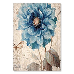 Yağlı Boya Çiçek Resmi Görseli  Ahşap Mdf Tablo 25x35 cm