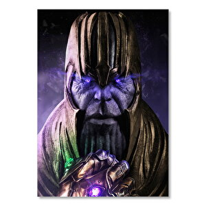 Yenilmezler Sonsuzluk Savaşı Thanos   Ahşap Mdf Tablo 25x35 cm
