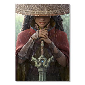 Raya Ve Son Ejderha Film Görseli    Ahşap Mdf Tablo 35x50 cm