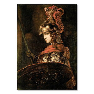 Pallas Athene Görseli  Ahşap Mdf Tablo 35x50 cm