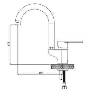 Tek Gövde Lavabo Bataryası Atros Mtl65