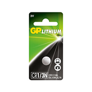 Batteries Cr1/3n Dl1/3n, 2l76, Cr1/3n Boy Lityum Düğme Pil, 3 Volt, Tekli Kart