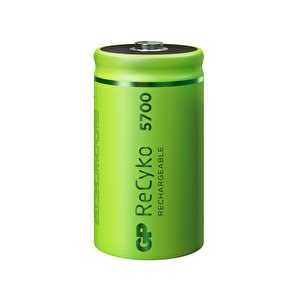Batteries Recyko 5700 Mah D Boy Kalın Ni-mh Şarjlı Pil 1.2 Volt 2li Kart