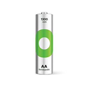 Gp Batteries Recyko 1300 Aa Kalem Ni-mh Şarjlı Pil 1.2 Volt 2li Kart