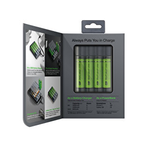 Batteries X411 Pil Şarj Cihazı Ve Anlık Powerbank Recyko+ 4 Adet 2700 Aa Kalem Pilli Set