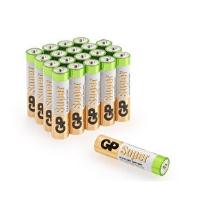 Batteries 24a Süper Alkalin Lr03/e92/aaa Boy İnce Kalem Pil 1.5 Volt 20li Paket