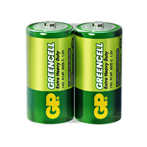 Batteries 14g Greencell R14p/1235/c Boy Orta Pil 1.5 Volt 24lü Kutu