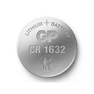 Batteries Cr1632 1632 Boy Lityum Düğme Pil, 3 Volt, Tekli Kart