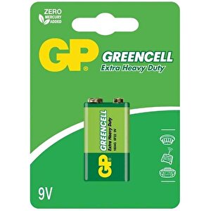 Batteries 1604g Greencell 6f22/1222/9v Pil 9 Volt Tekli Kart