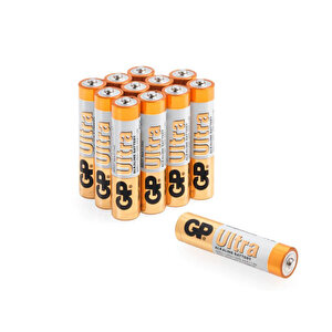 Batteries 24au Ultra Alkalin Lr03/e92/aaa Boy İnce Kalem Pil 1.5 Volt 12li Paket